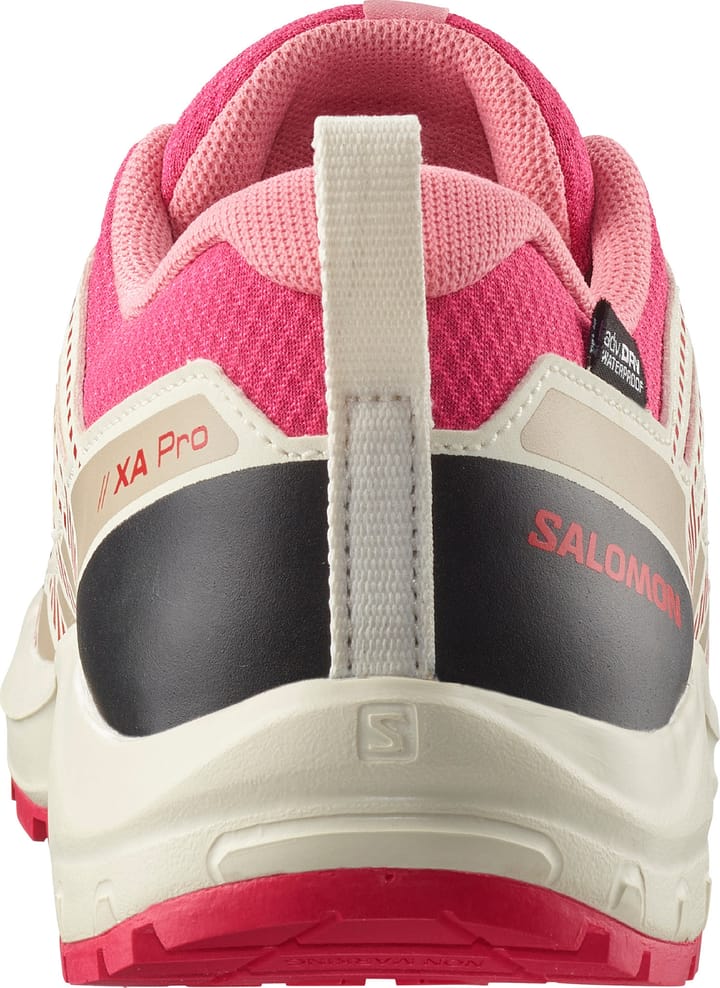 Salomon Kids' XA Pro V8 Waterproof Rouge Red/vanilla Ice/flamingo Pink Salomon