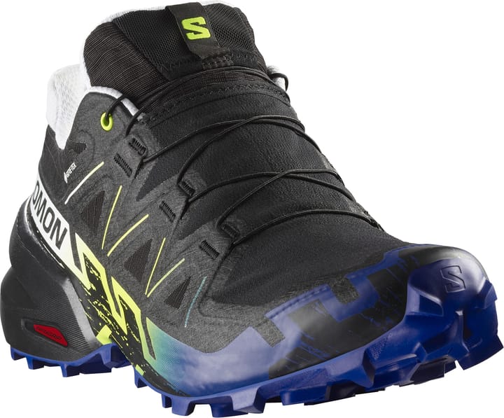 Salomon Shoes Speedcross 6 Gtx Fan Fire Black/Su Black/Surf The Web/Safety Yellow Salomon