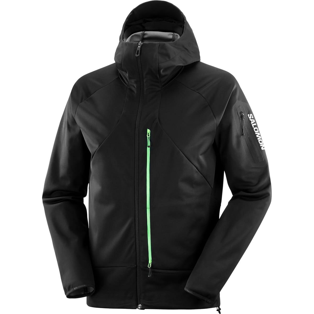 Men’s MTN GORE-TEX Softshell Jacket DEEP BLACK/GREEN GECKO/