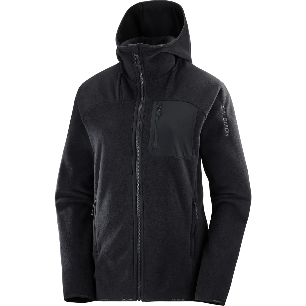 Midlayer | Women's Outline Polartec Deep Black | Salomon