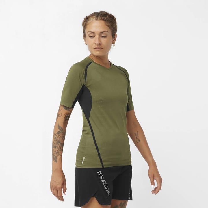 Salomon S/LAB SPEED TEE W Grape Leaf Salomon