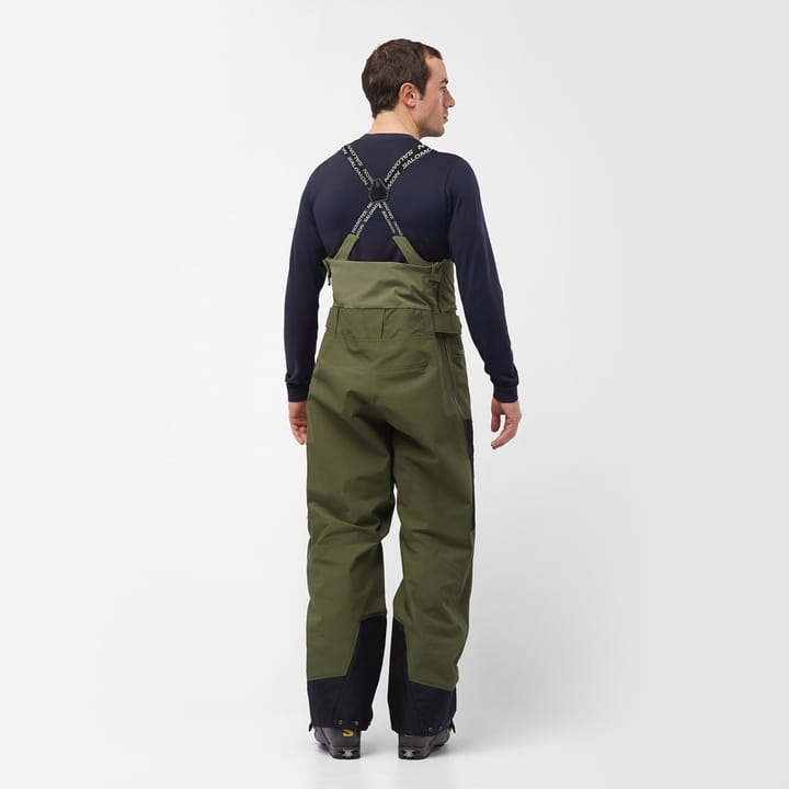 Salomon Men's S/Lab QST GORE-TEX Pro Bib Pants Olive Green/Deep Black Salomon