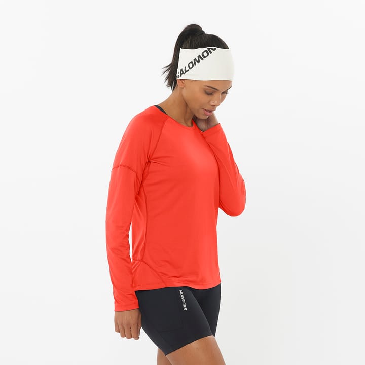 Salomon Women's Cross Run Top Cherry Tomato Salomon