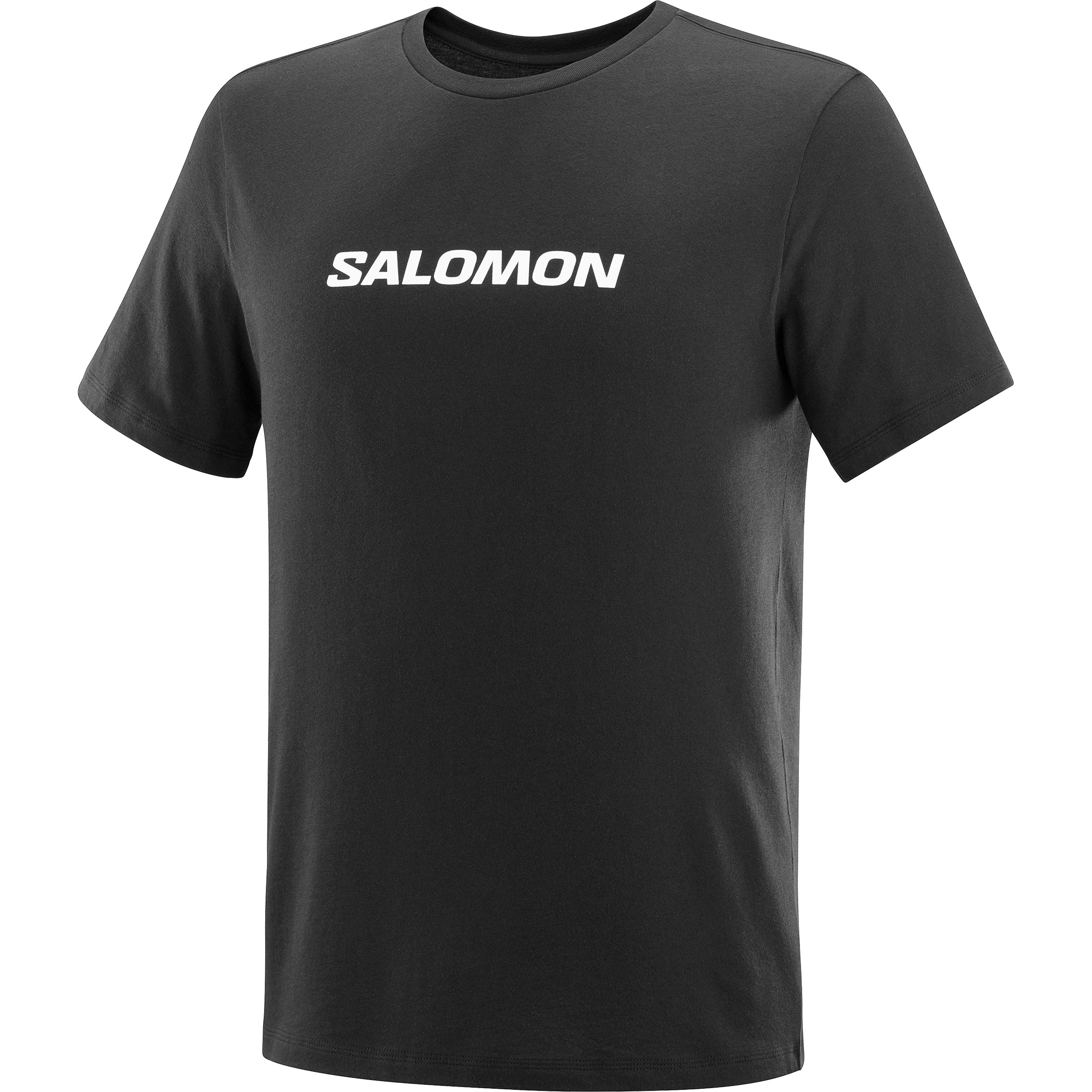 Salomon Men’s Salomon Logo Performance Tee Deep Black