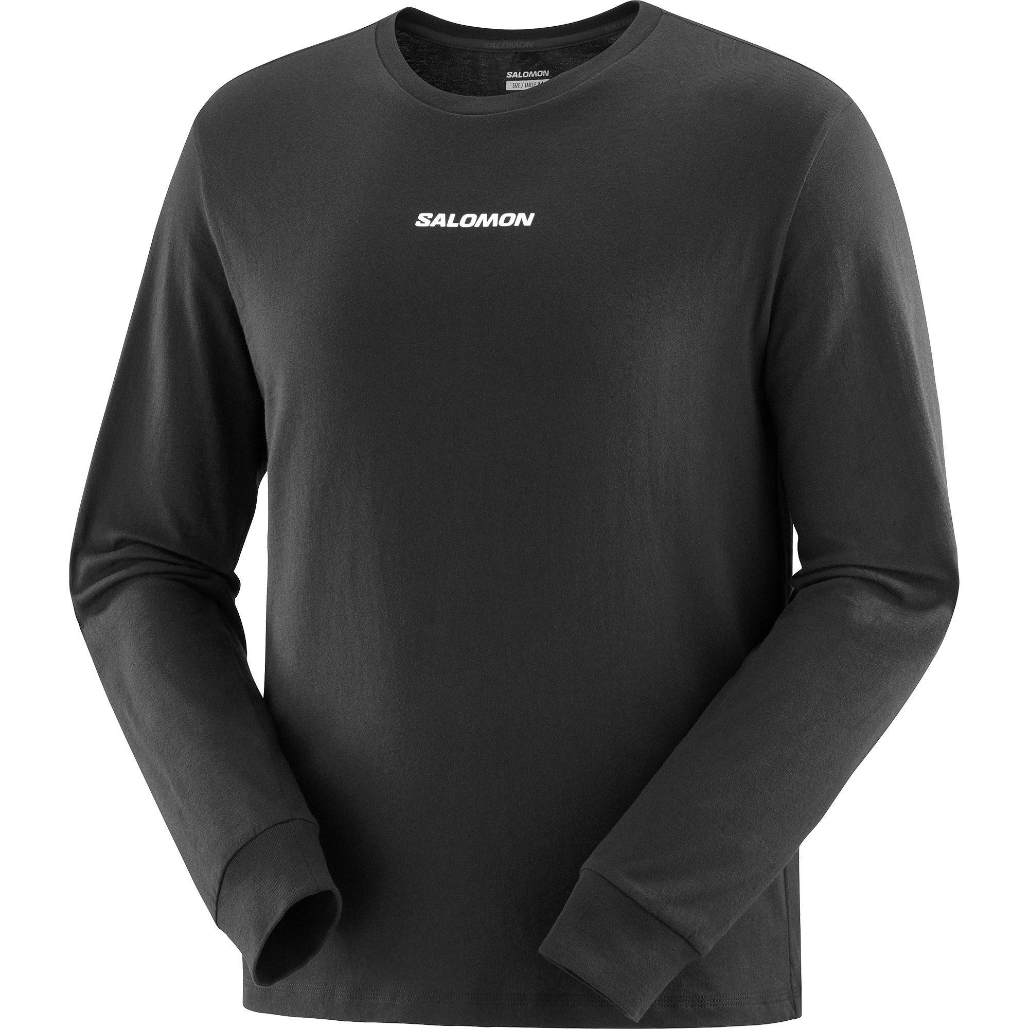 Salomon Men’s Salomon Logo Performance Sweater Deep Black