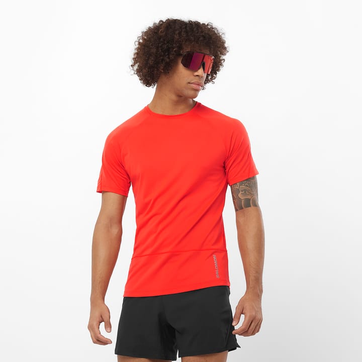 Salomon Men's Cross Run Tee Cherry Tomato Salomon