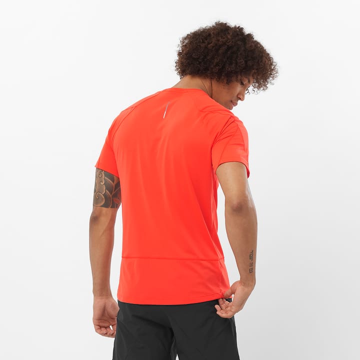 Salomon Men's Cross Run Tee Cherry Tomato Salomon