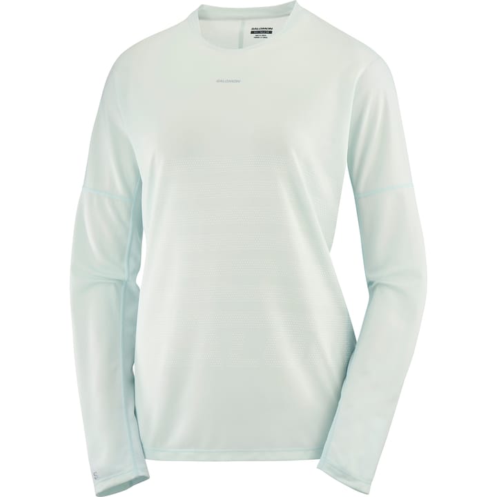 Salomon Sense Aero Ls Tee Gfx W Misty Blue / White Salomon