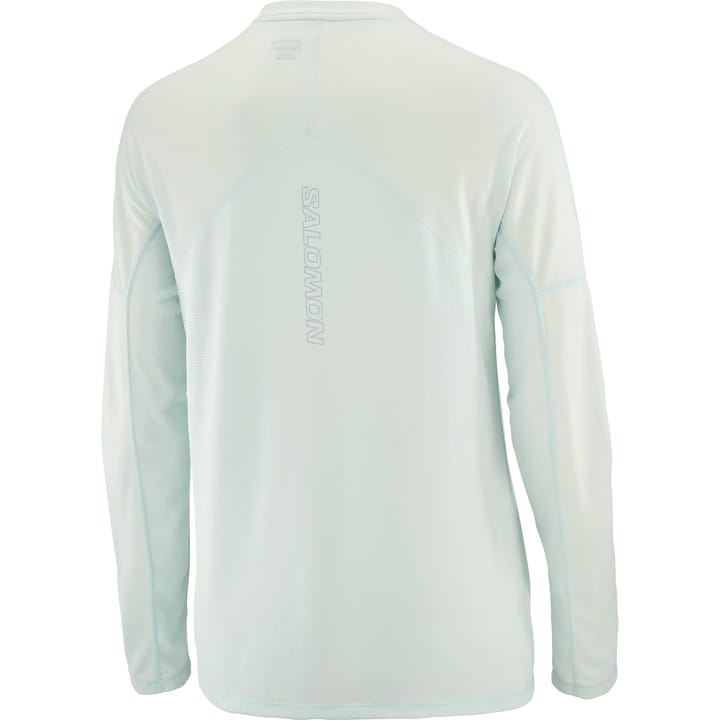 Salomon Sense Aero Ls Tee Gfx W Misty Blue / White Salomon