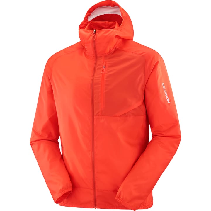 Salomon Men's Bonatti Cross Full Zip Hoodie Cherry Tomato Salomon