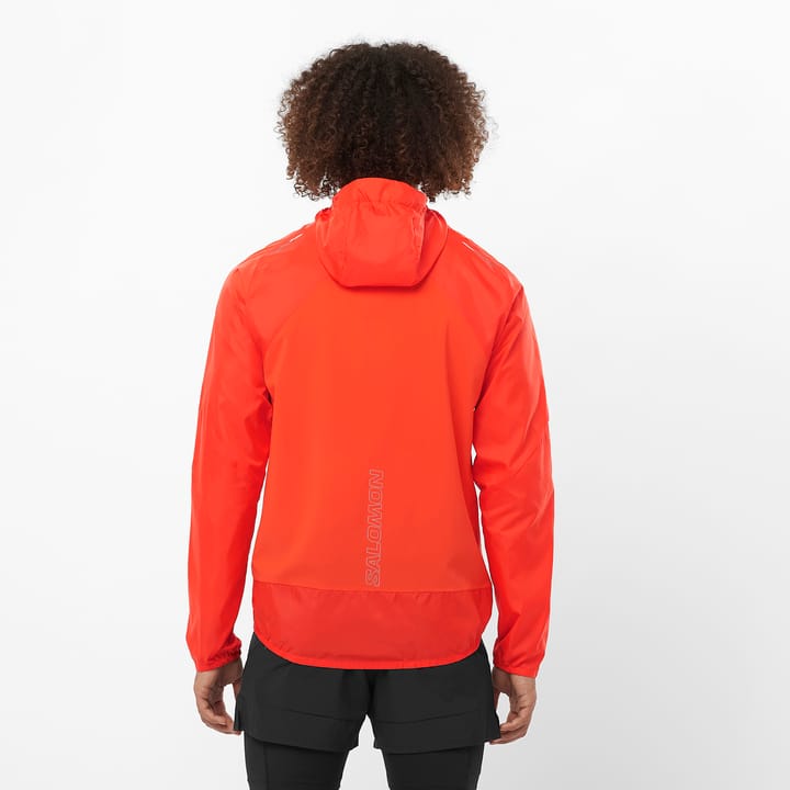 Salomon Men's Bonatti Cross Full Zip Hoodie Cherry Tomato Salomon