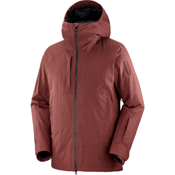 Salomon Men's Transfer Puff Jacket Rum Raisin Salomon