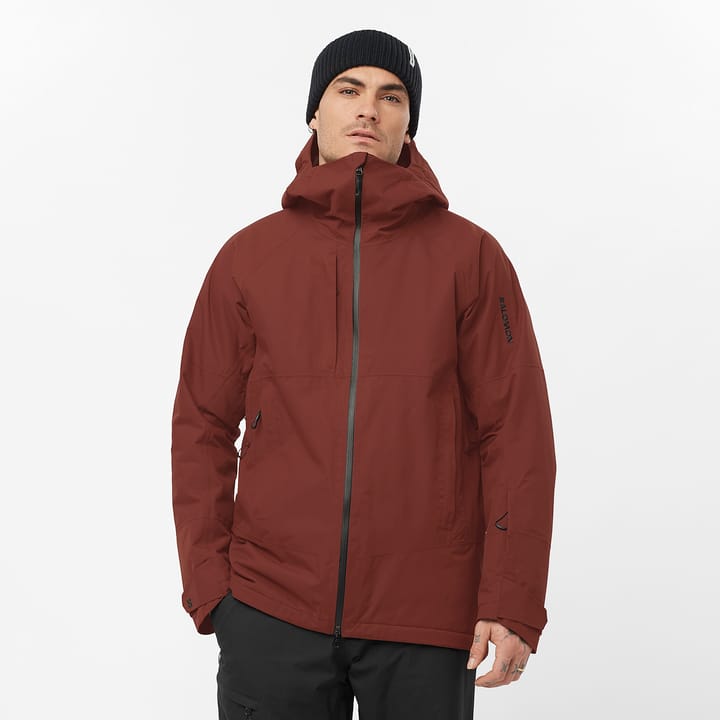 Salomon Men's Transfer Puff Jacket Rum Raisin Salomon