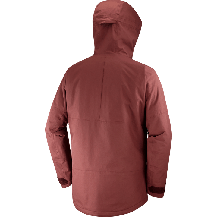 Salomon Men's Transfer Puff Jacket Rum Raisin Salomon