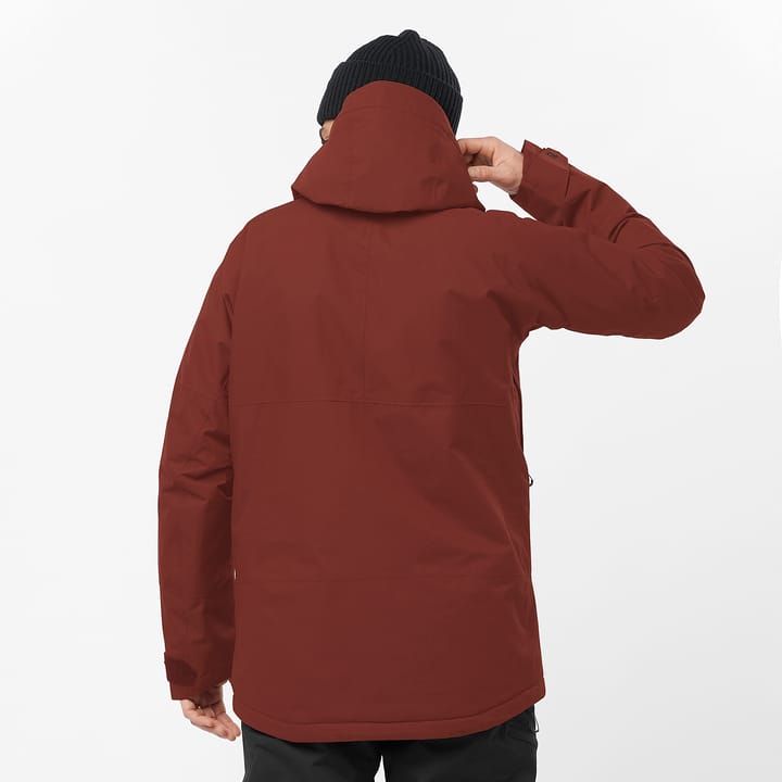 Salomon Men's Transfer Puff Jacket Rum Raisin Salomon