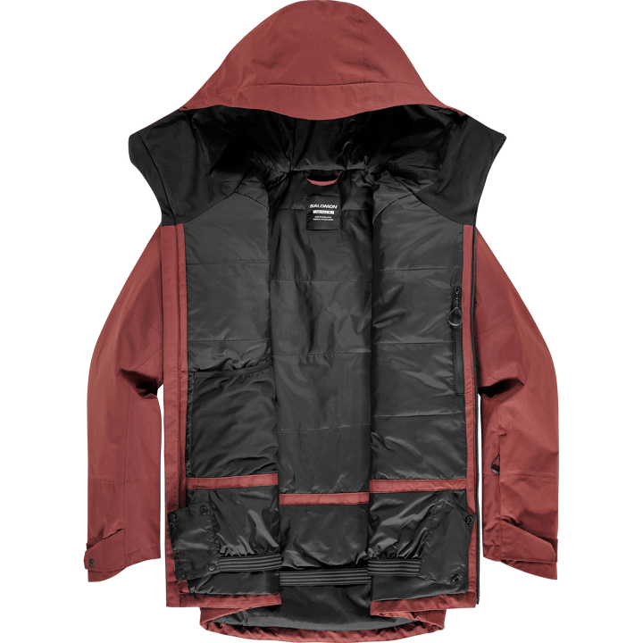 Salomon Men's Transfer Puff Jacket Rum Raisin Salomon