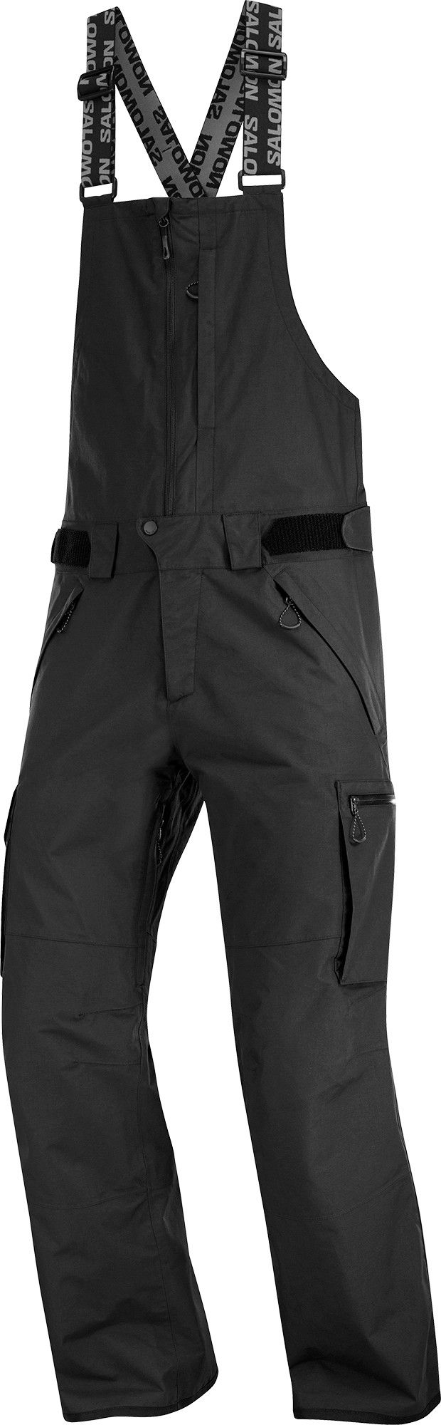 Salomon Men's Transfer Bib Pant Shitake/Deep Black Salomon