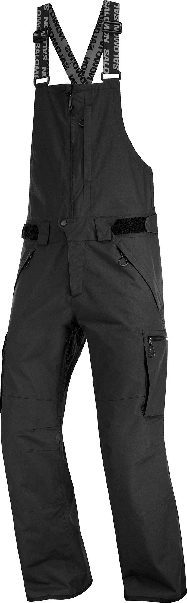 Salomon Men's Transfer Bib Pant Shitake/Deep Black