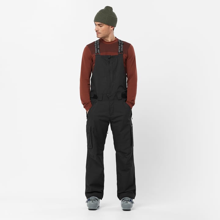 Salomon Men's Transfer Bib Pant Shitake/Deep Black Salomon