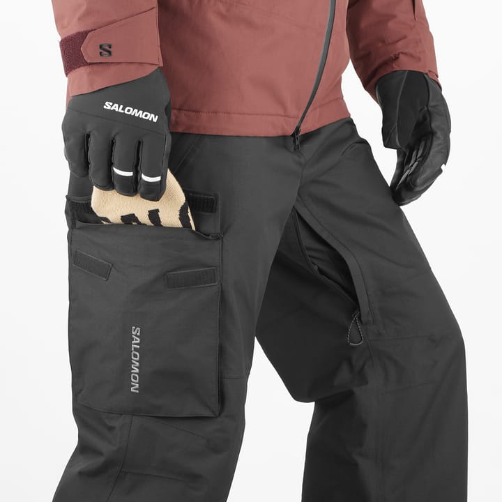 Salomon Men's Transfer Bib Pant Shitake/Deep Black Salomon