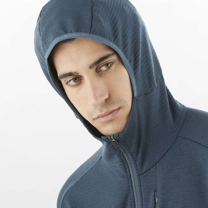 Salomon Men's Essential Lightwarm Hoodie Midnight Navy Salomon