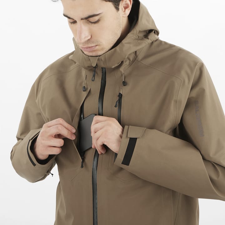 Salomon Men's Outline 3L GORE-TEX Jacket Shitake Salomon