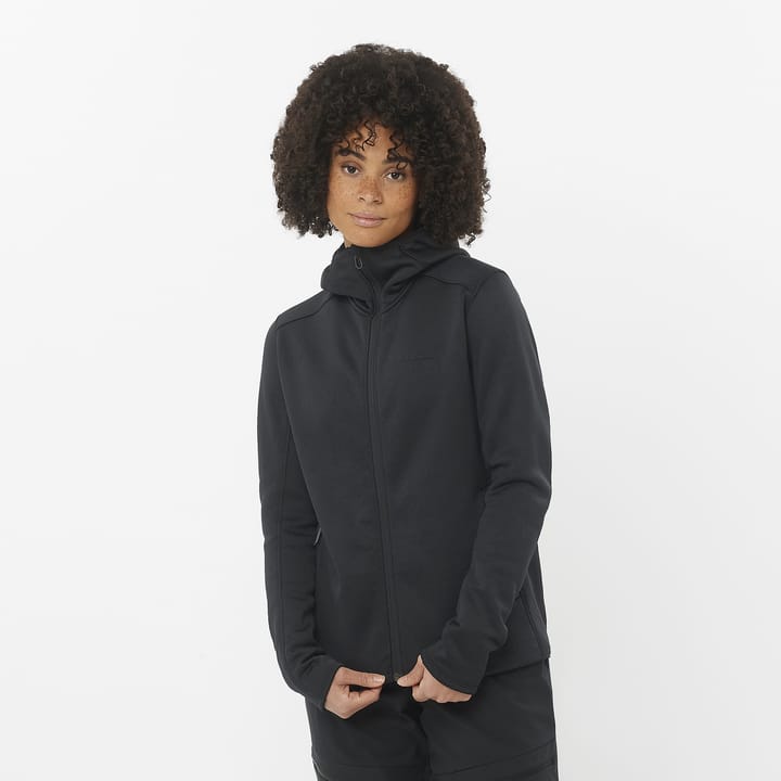 Salomon Women's Sntial Midfleece Deep Black Salomon