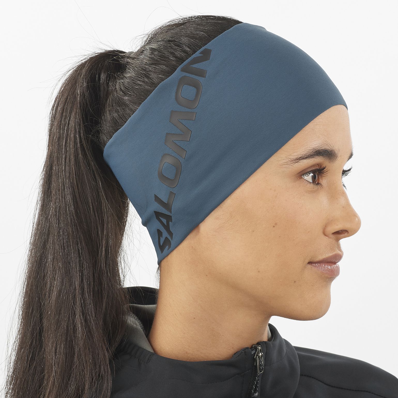 Salomon RS Pro Headband Midnight Navy/Deep Black