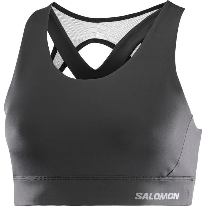 Salomon Women's Cross Run Sports Bra Deep Black Salomon