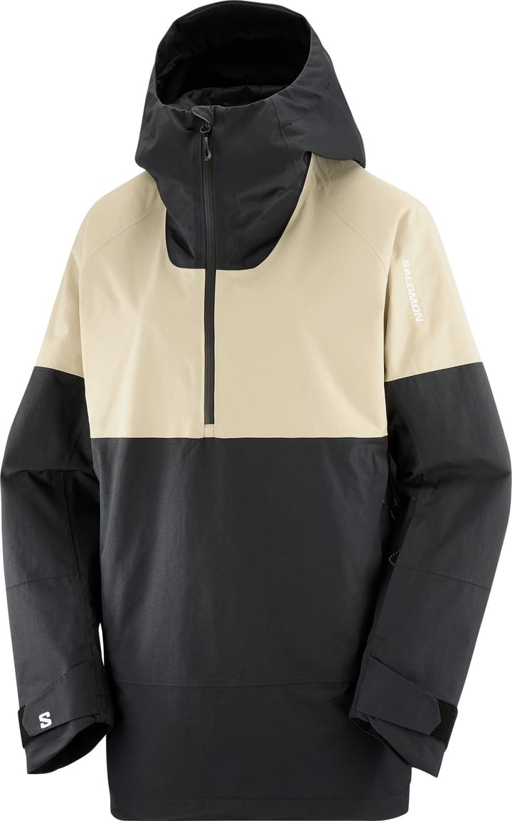 Salomon Women's Bashley Anorak White Pepper/Deep Black Salomon