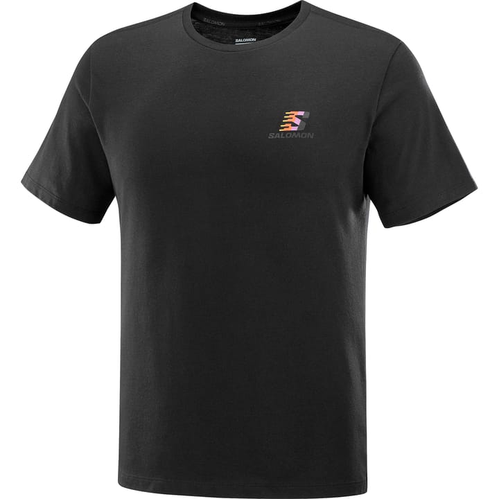 Salomon Men's Snow Inspired Furious Logo Deep Black Salomon