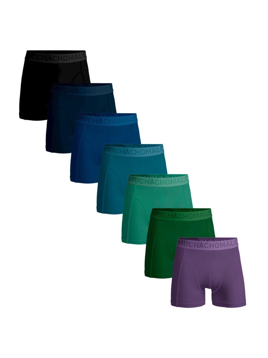 Muchachomalo 1010 HELLO SUNSHINE 7PK BOXER Black/blue/green/purple