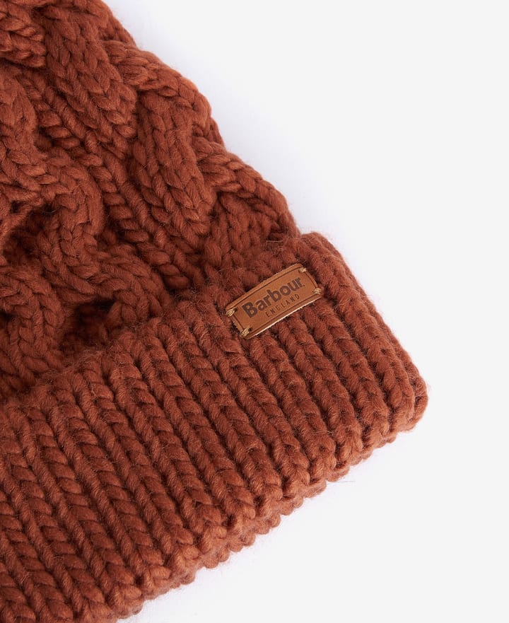 Barbour Women's Penshaw Cable Beanie Warm Ginger Barbour