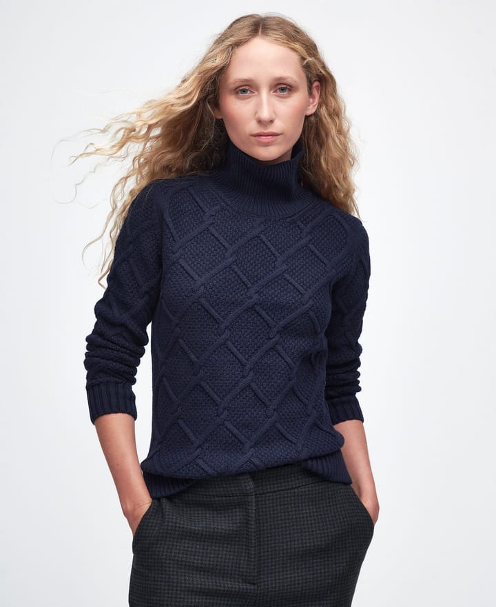 Barbour Women's Barbour Burne Roll Neck Knit Navy Barbour