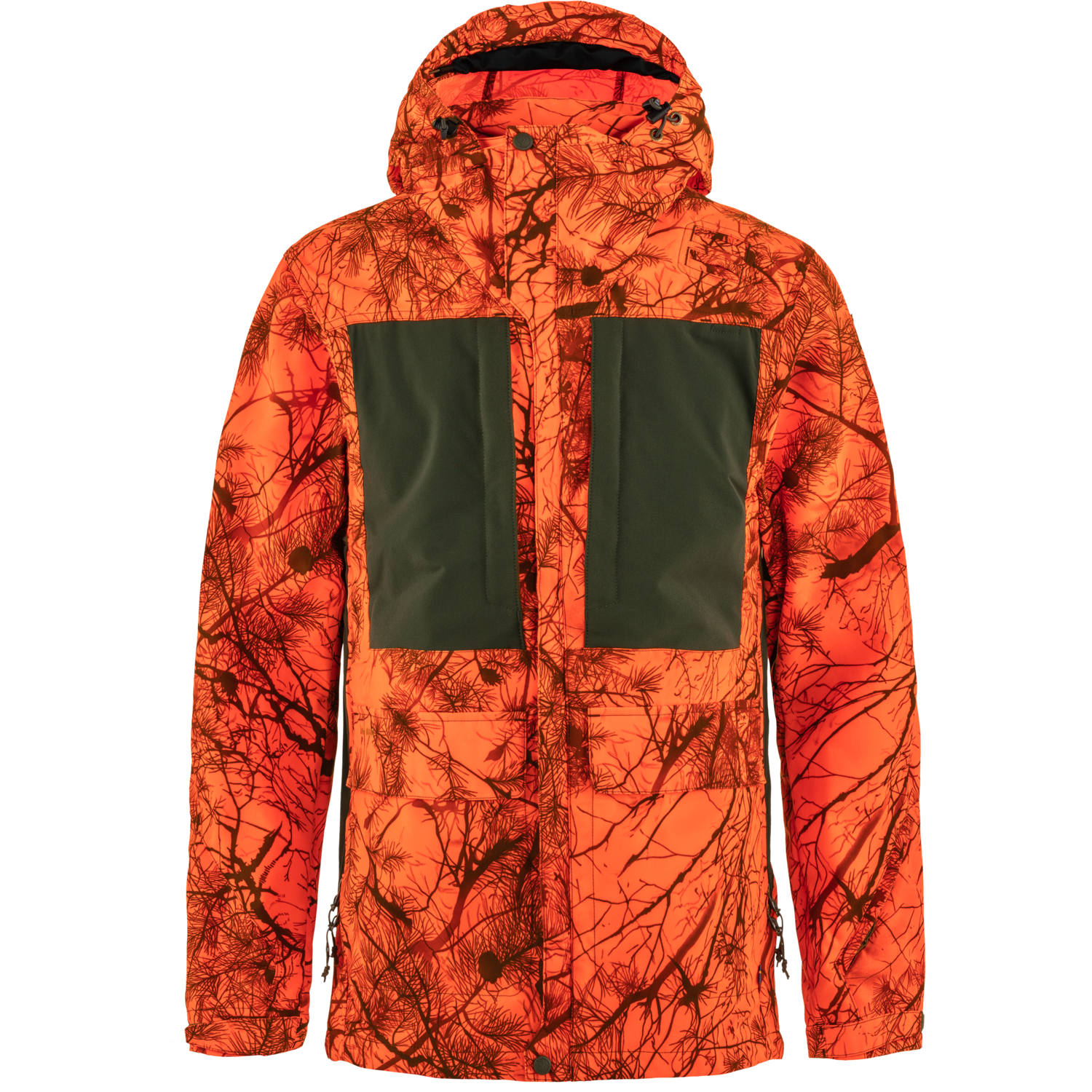 Fjällräven Lappland Hybrid Jacket Orange Multi Camo-Deep Forest