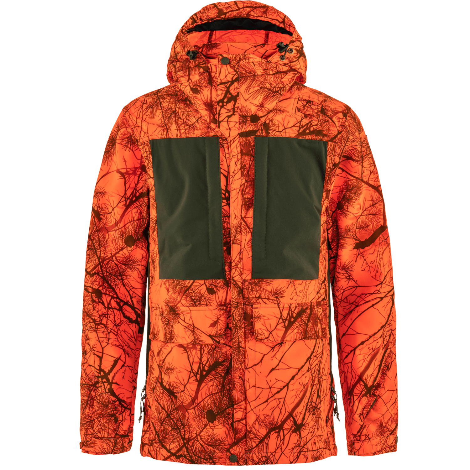 Fjällräven Lappland Hybrid Jacket Orange Multi Camo-Deep Forest