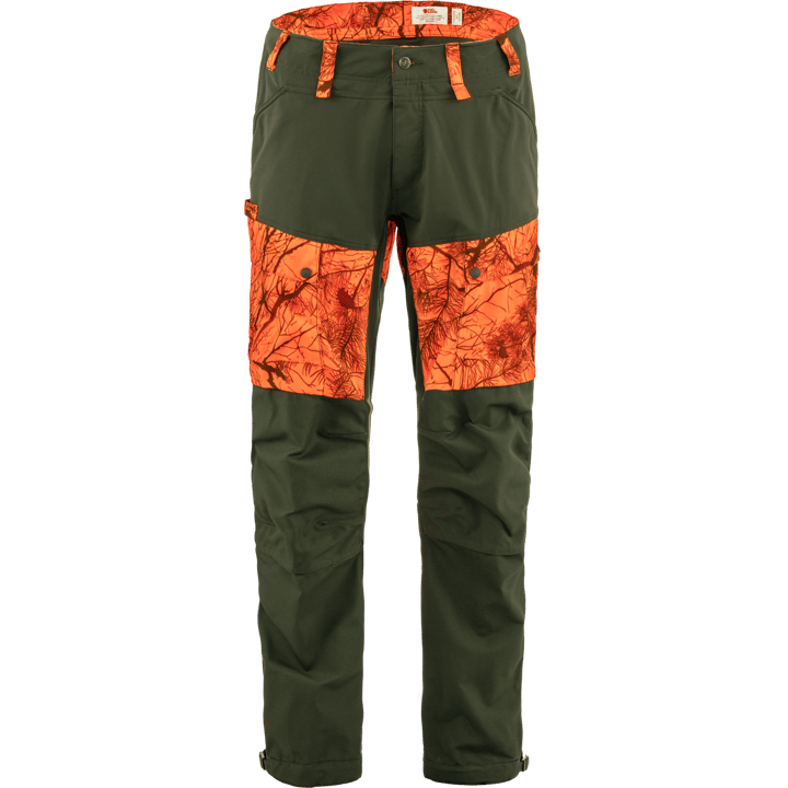 Fjällräven Men's Lappland Hybrid Trousers Orange Multi Camo-Deep Forest Fjällräven