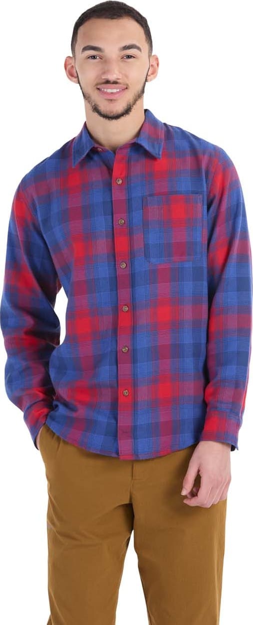 Marmot Men's Fairfax Novelty Light Weight Flannel Team Red Marmot