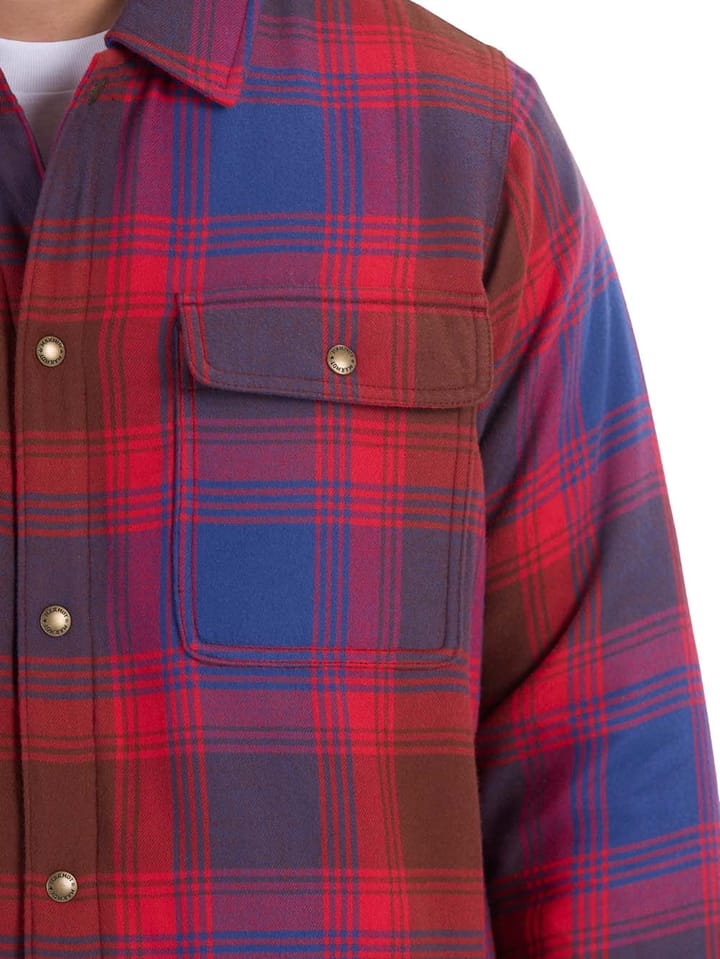 Marmot Men's Ridgefield Sherpa Flannel Shirt Jacket Team Red Marmot