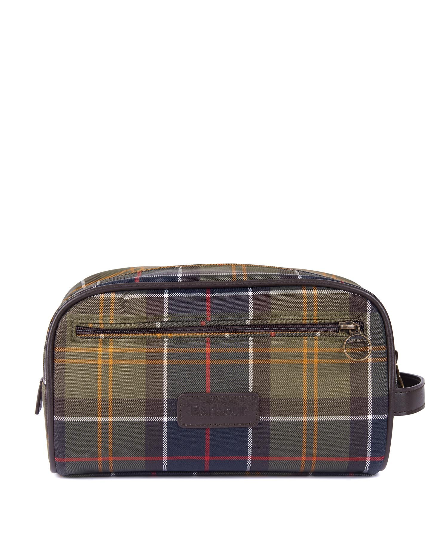 Barbour Tartan Hang Washbag Classic Tartan