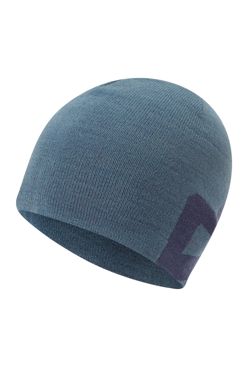 Beanie/Headband | Branded Knitted Wmns Beanie Bluefin/Dusk | Mountain Equipment