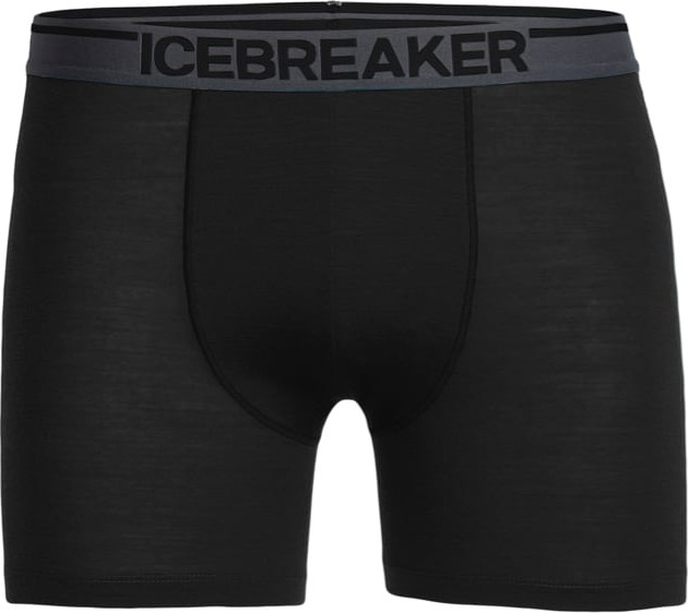 Underwear Bottom | Men's Anatomica Boxers BLACK | Icebreaker