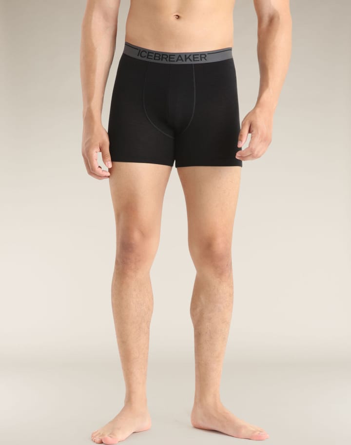 Icebreaker Men's Anatomica Boxers BLACK Icebreaker