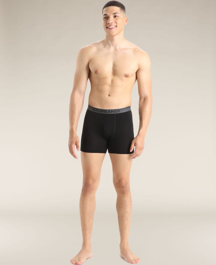 Icebreaker Men's Anatomica Boxers BLACK Icebreaker