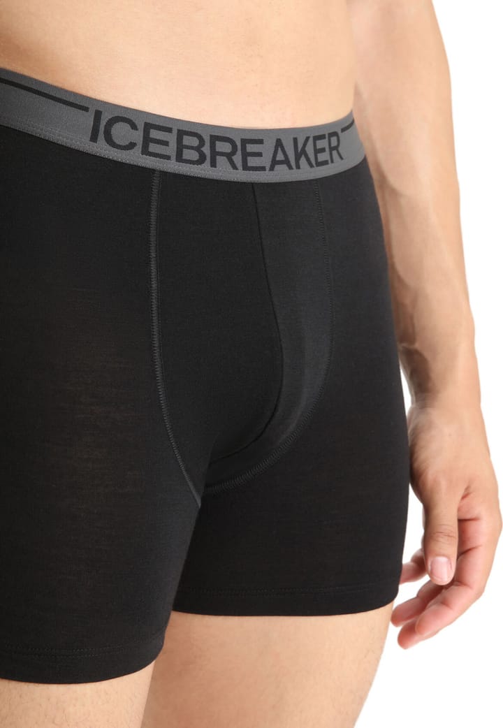 Icebreaker Men's Anatomica Boxers BLACK Icebreaker