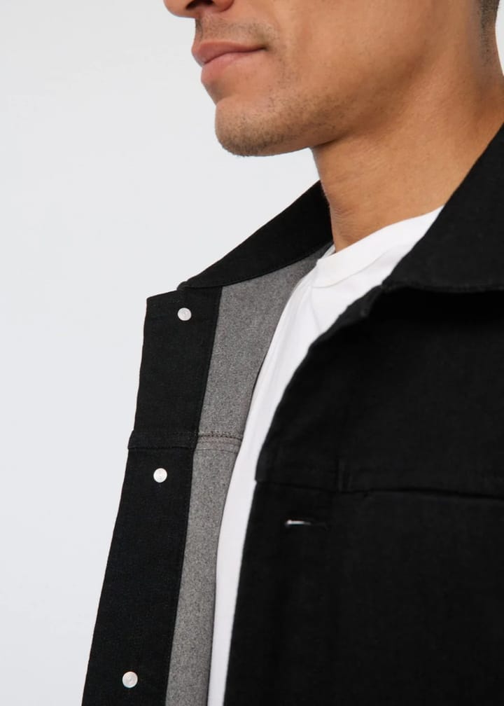 Duer Tech Fleece Denim Jacket Black Duer