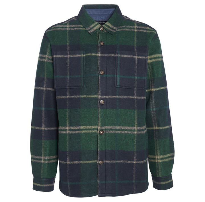 Barbour Men's Chapter Overshirt Green Loch Tartan Barbour