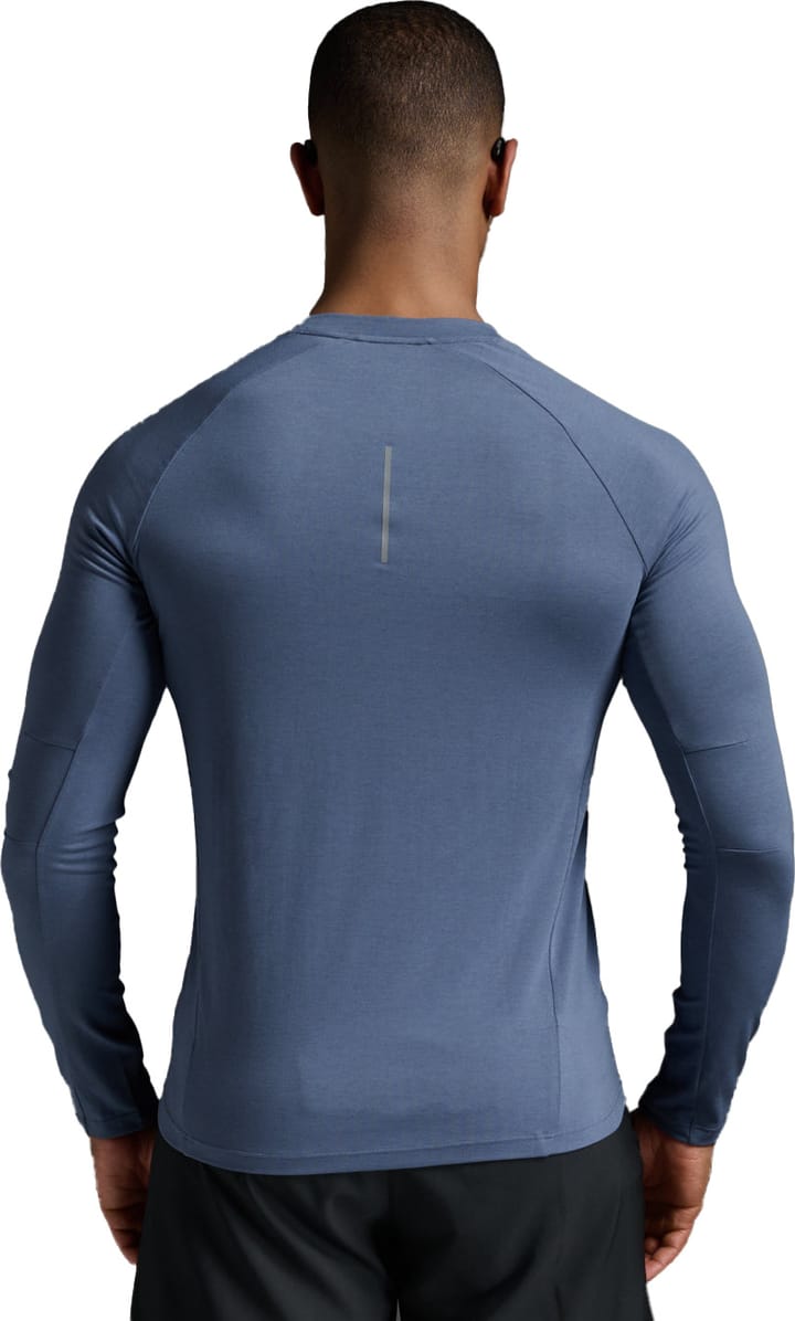 2XU Men's Ignition Base Layer Long Sleeve Indigo/Silver Reflective 2XU