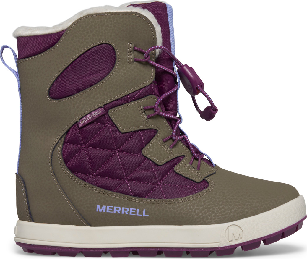 Merrell Juniors’ Snow Bank 4.0 Waterproof Truffle/plum Cozy