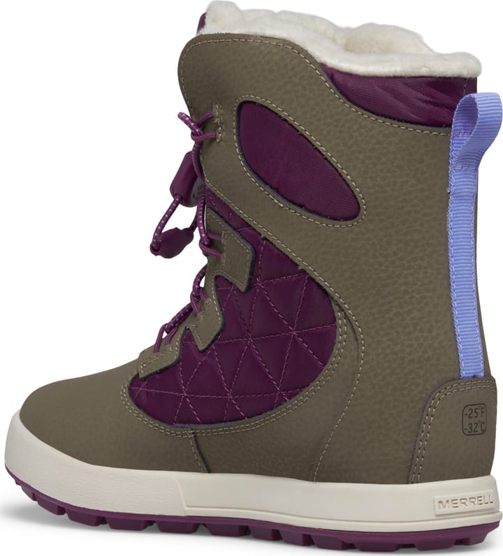 Merrell Juniors' Snow Bank 4.0 Waterproof Truffle/plum Cozy Merrell